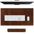 Deskula Bramble Crazy-Horse Vegan Leather Desk Pad — Deskula Modern Desks & Workspace Accessories