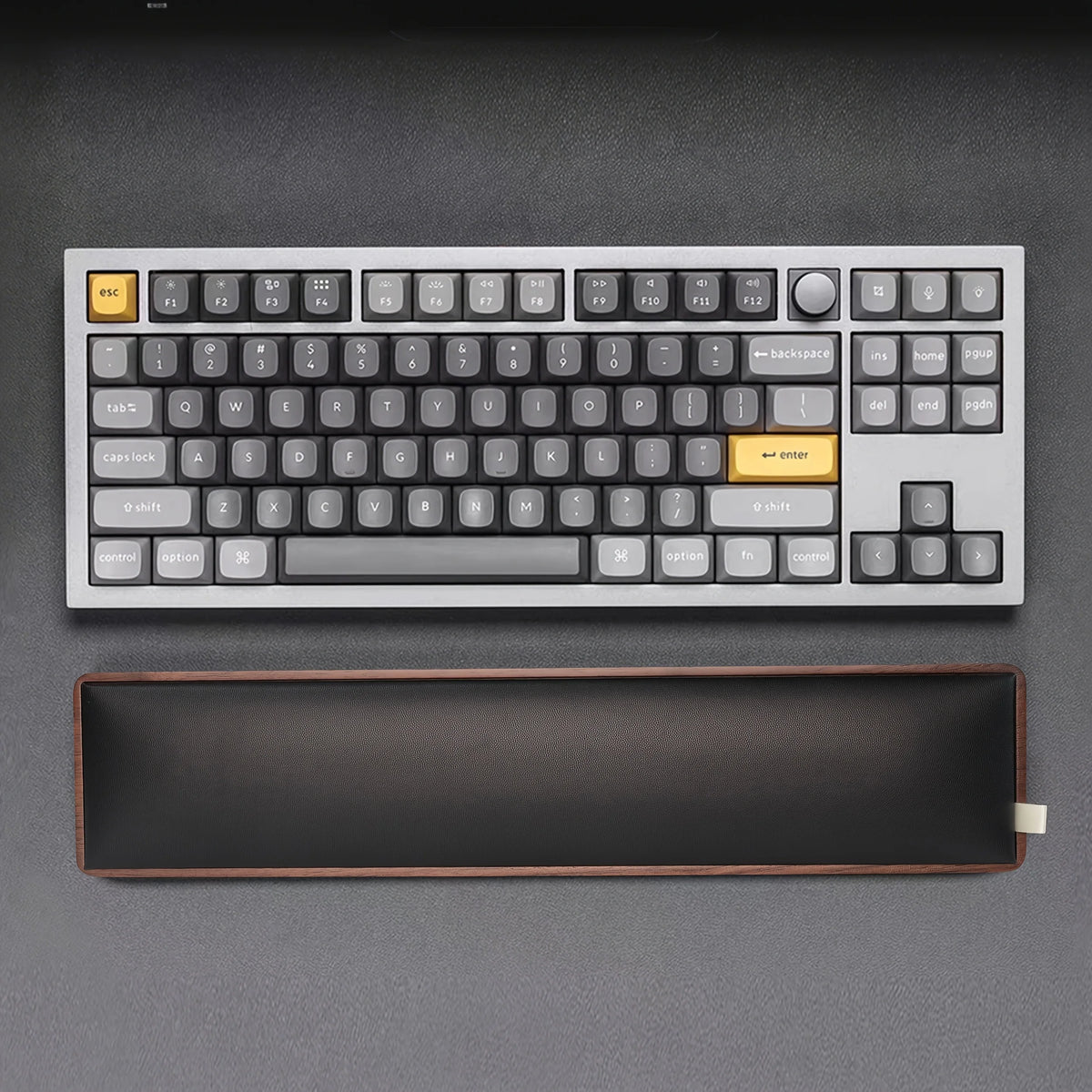 Deskula Rest Walnut Keyboard Wrist Rest — Deskula Modern Desks & Workspace Accessories — view 2