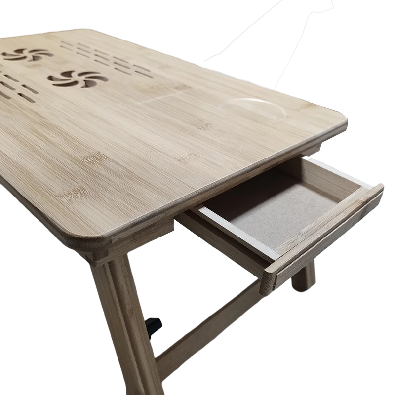 Deskula Bamboo Lap Desk with Cooling Option — Deskula Modern Desks & Workspace Accessories — view 4