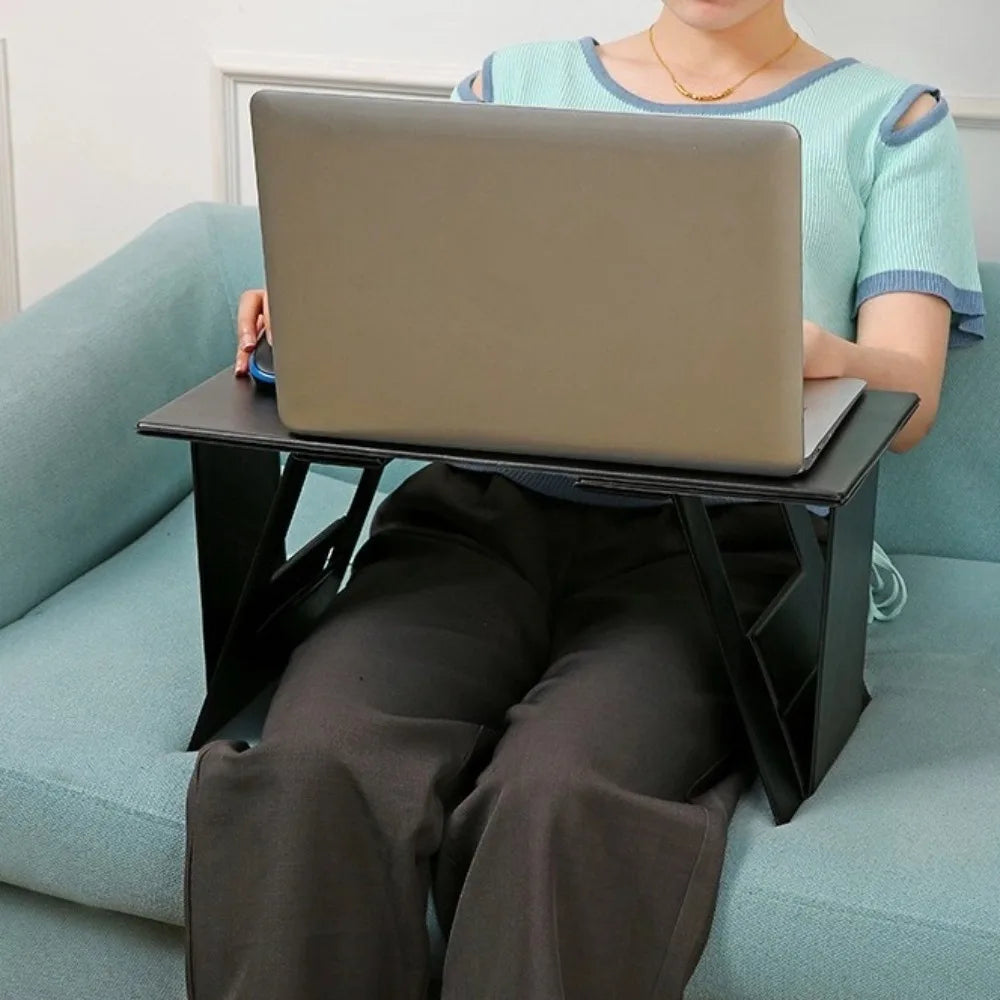Deskula Fold Portable PU Leather Lap Desk — Deskula Modern Desks & Workspace Accessories — view 2