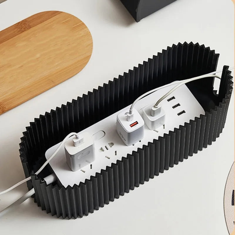 Deskula Cocoon Bamboo Cable Box — Deskula Modern Desks & Workspace Accessories — view 2