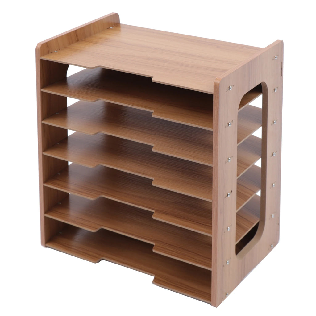 Deskula Ledger Seven-Tier Letter Tray — Deskula Modern Desks & Workspace Accessories