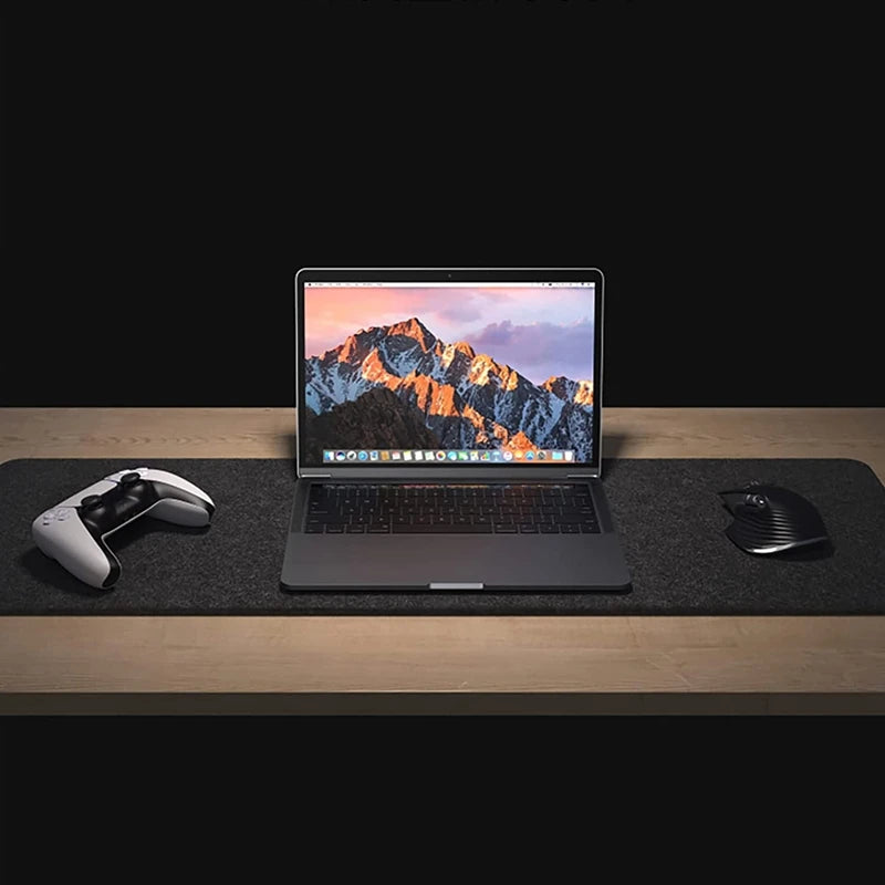 Deskula Slate Oversized Felt Desk Pad — Deskula Modern Desks & Workspace Accessories — view 2