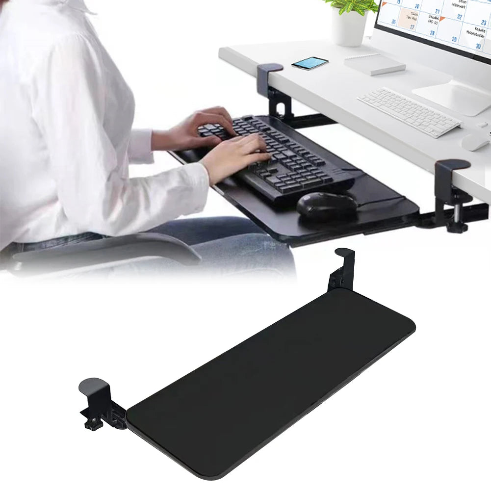 Deskula Glide Clamp-On Keyboard Tray — Deskula Modern Desks & Workspace Accessories — view 4