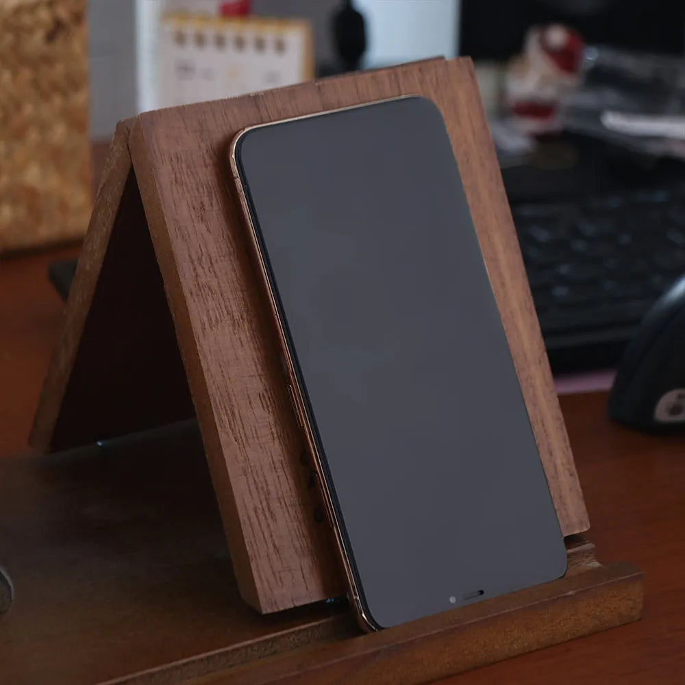 Deskula Gable Triangle Wood Reading Stand — Deskula Modern Desks & Workspace Accessories