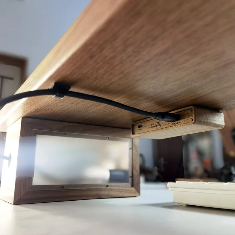 Deskula Tessera Walnut USB Hub — Deskula Modern Desks & Workspace Accessories — view 4