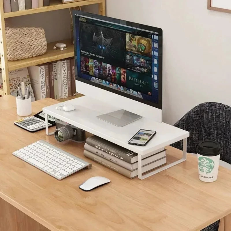 Deskula Linden Elevated Wood Monitor Riser — Deskula Modern Desks & Workspace Accessories — view 3