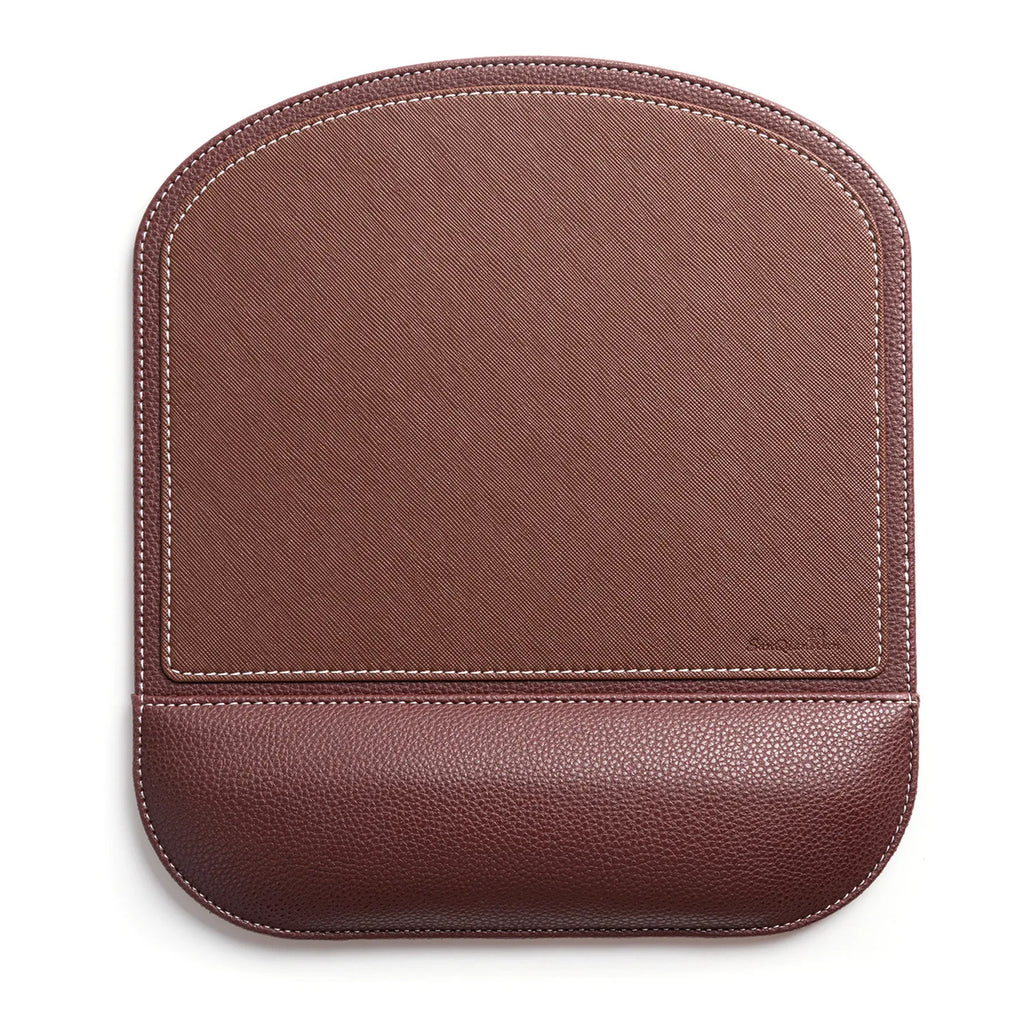 Deskula Cradle Leather Wrist-Rest Mouse Pad — Deskula Modern Desks & Workspace Accessories — view 3