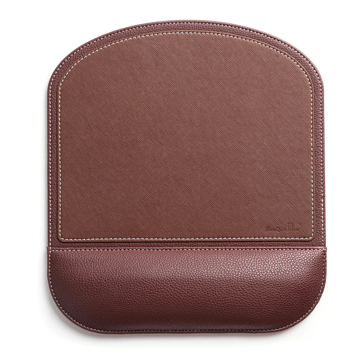 Deskula Cradle Leather Wrist-Rest Mouse Pad — Deskula Modern Desks & Workspace Accessories — view 3