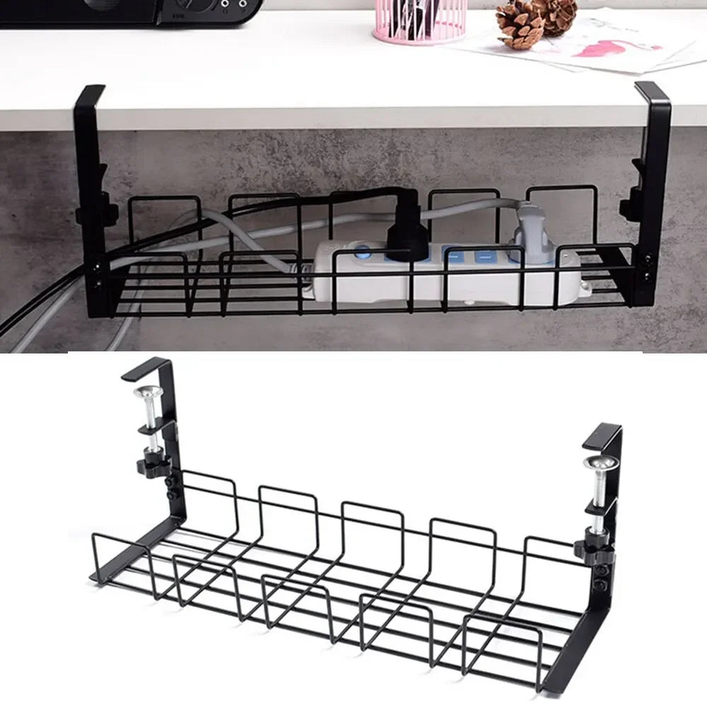Deskula Tether No-Drill Under-Desk Cable Tray — Deskula Modern Desks & Workspace Accessories