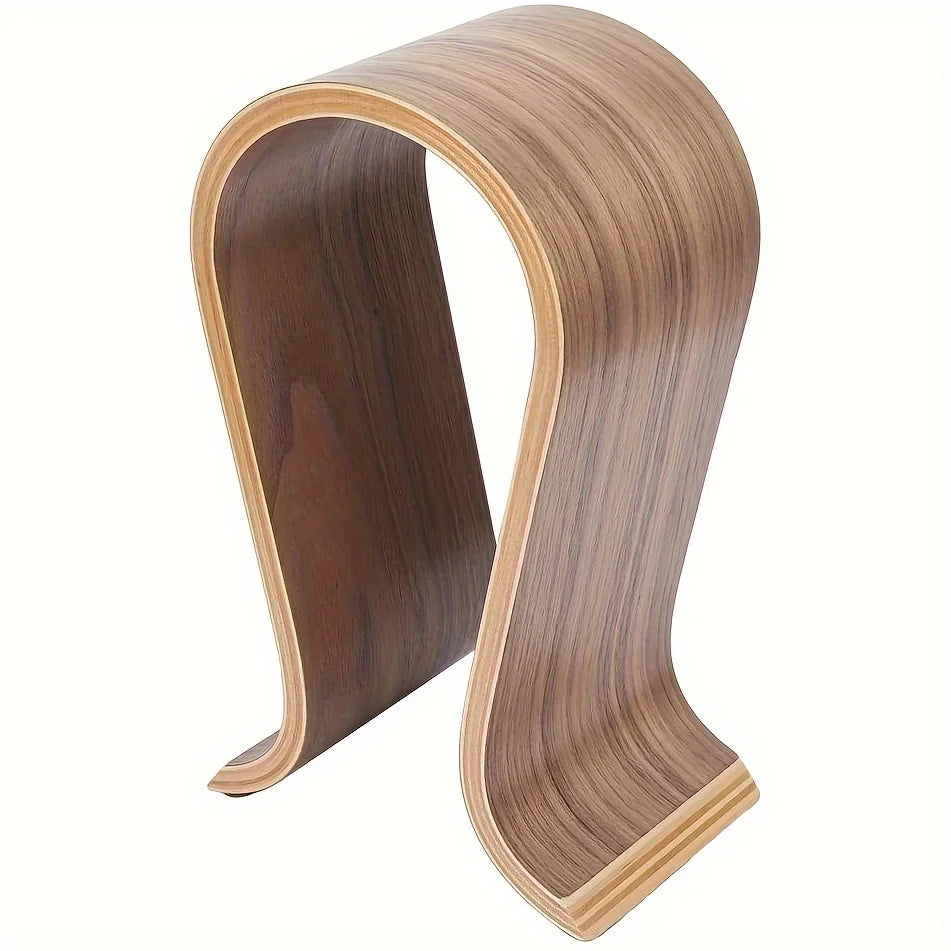 Deskula Omega Bentwood Headphone Stand — Deskula Modern Desks & Workspace Accessories — view 3