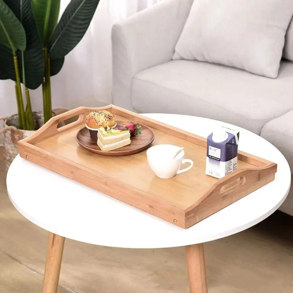 Deskula Sunday Foldable Bamboo Tray Table — Deskula Modern Desks & Workspace Accessories — view 2