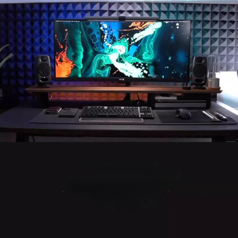 Deskula Bellamy Black Walnut Monitor Stand — Deskula Modern Desks & Workspace Accessories — view 3