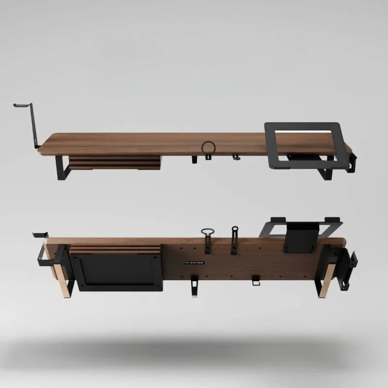 Deskula Modulo Walnut Modular Monitor Riser — Deskula Modern Desks & Workspace Accessories — view 3