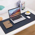 Deskula Ledgerline Double-Sided Leatherette Desk Pad — Deskula Modern Desks & Workspace Accessories