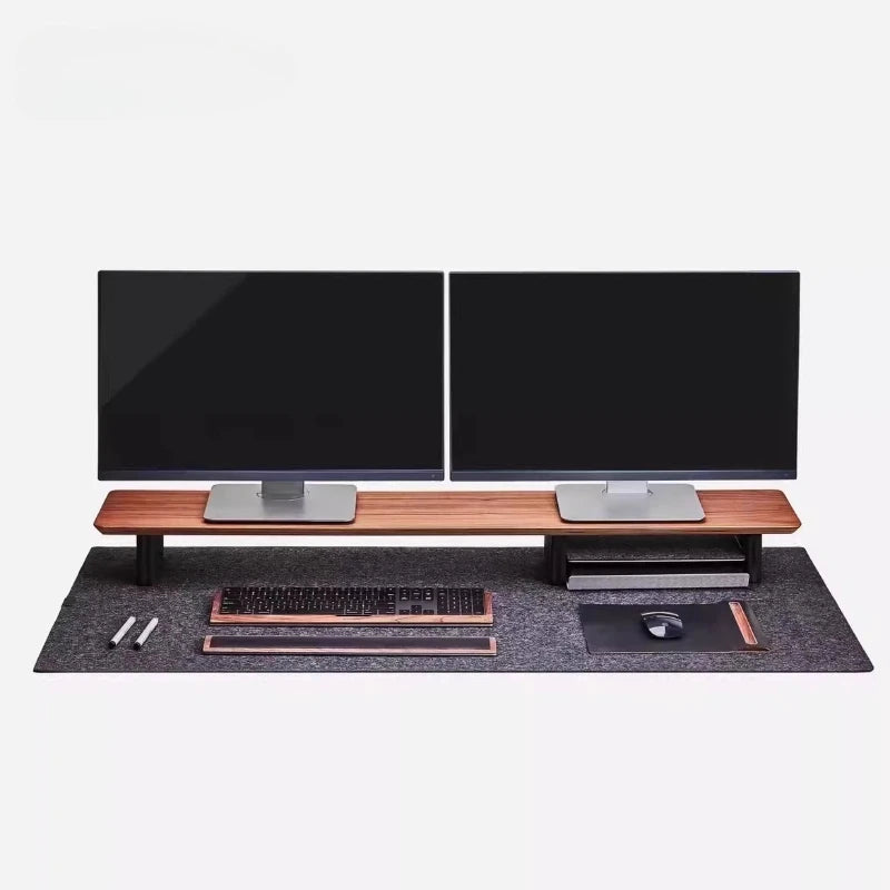 Deskula Bellamy Black Walnut Monitor Stand — Deskula Modern Desks & Workspace Accessories — view 5