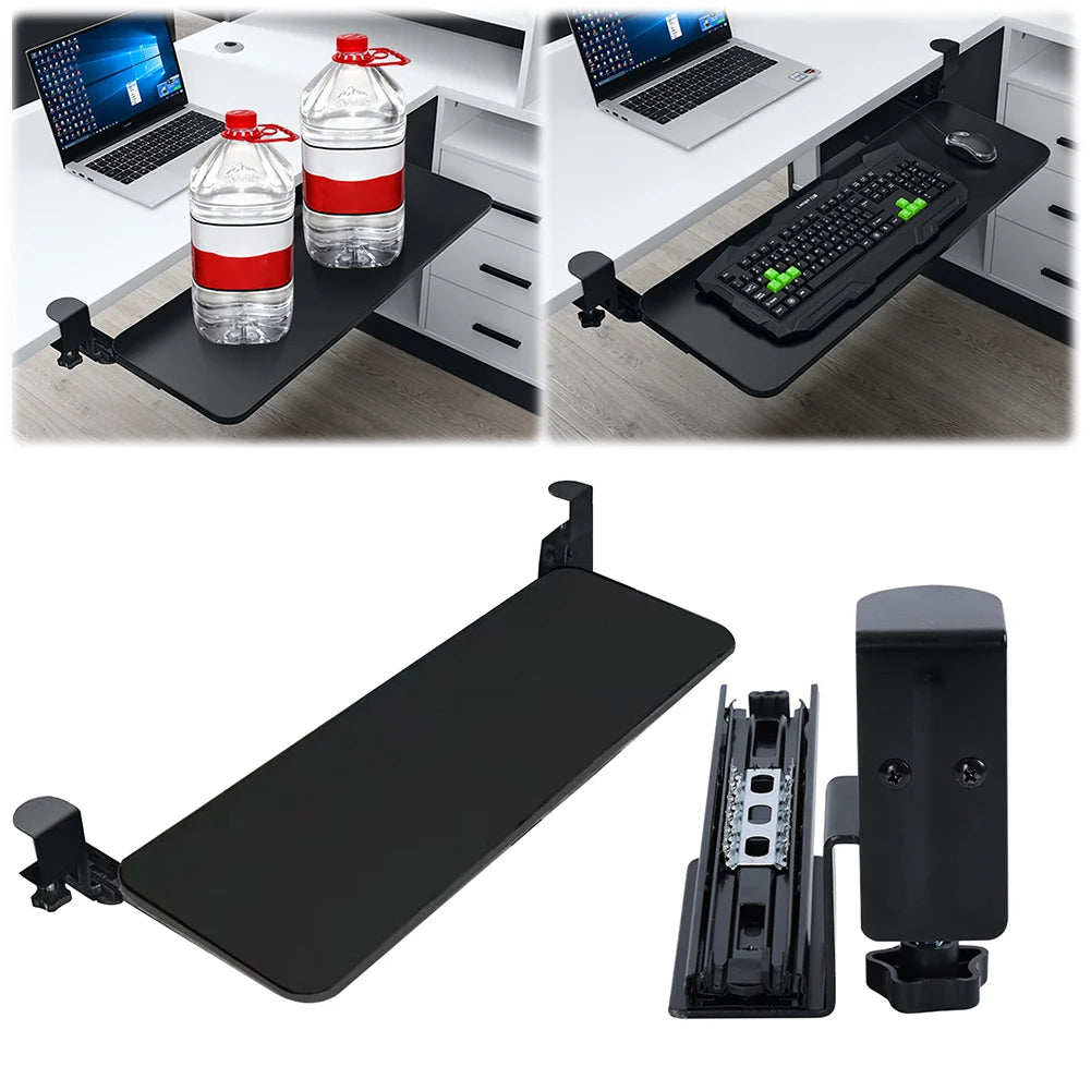 Deskula Glide Clamp-On Keyboard Tray — Deskula Modern Desks & Workspace Accessories — view 2