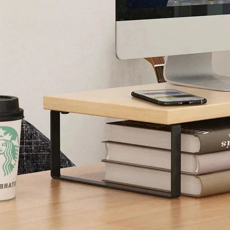 Deskula Linden Elevated Wood Monitor Riser — Deskula Modern Desks & Workspace Accessories — view 2