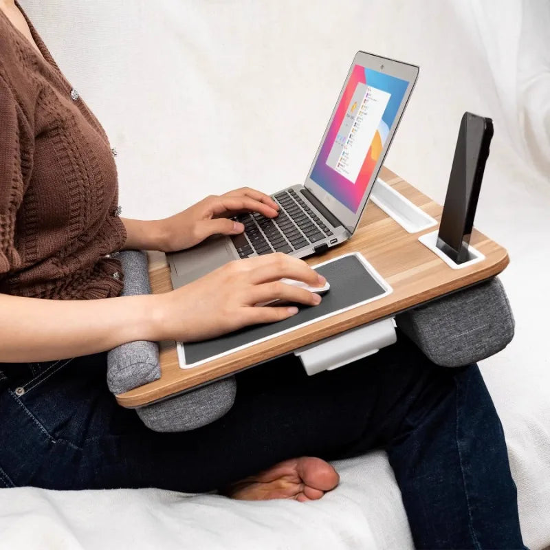 Deskula Lounge Cushioned Bamboo Lap Desk — Deskula Modern Desks & Workspace Accessories — view 2