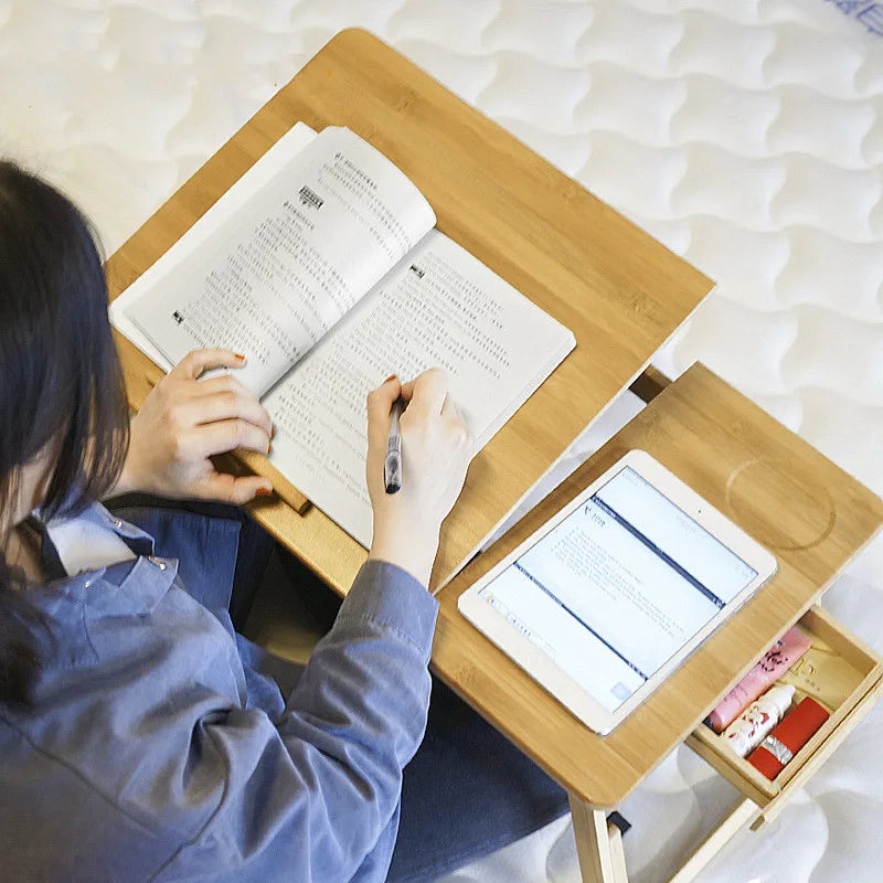 Deskula Bamboo Lap Desk with Cooling Option — Deskula Modern Desks & Workspace Accessories