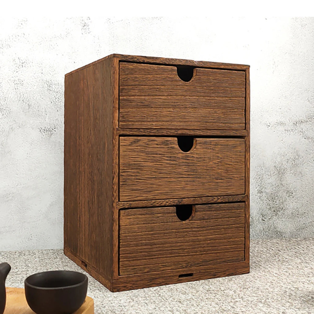 Deskula Cabinet Mini Wood Drawer Chest — Deskula Modern Desks & Workspace Accessories — view 4