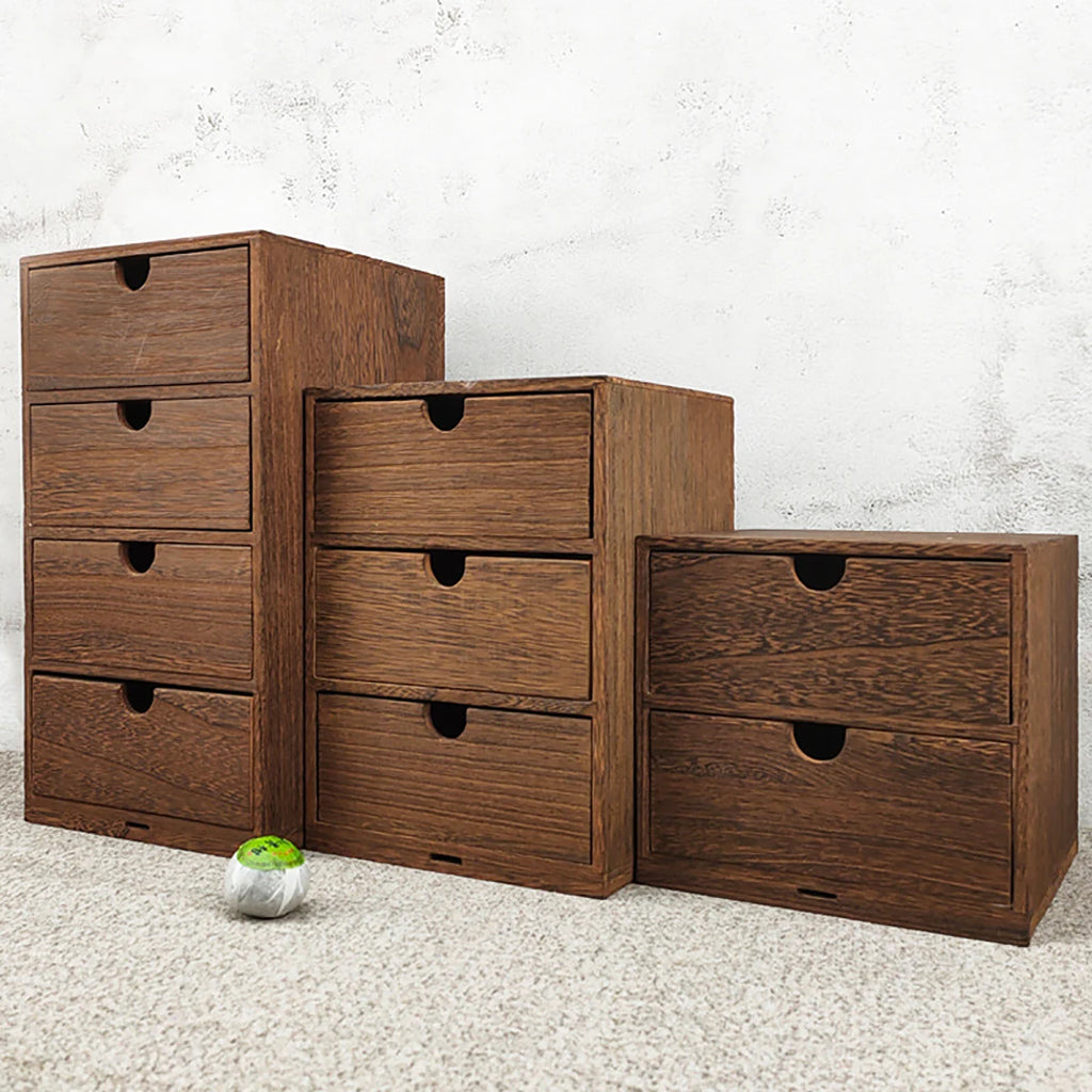 Deskula Cabinet Mini Wood Drawer Chest — Deskula Modern Desks & Workspace Accessories