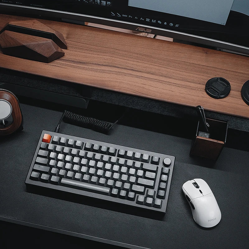 Deskula Piedmont Walnut Riser on Metal Legs — Deskula Modern Desks & Workspace Accessories — view 4