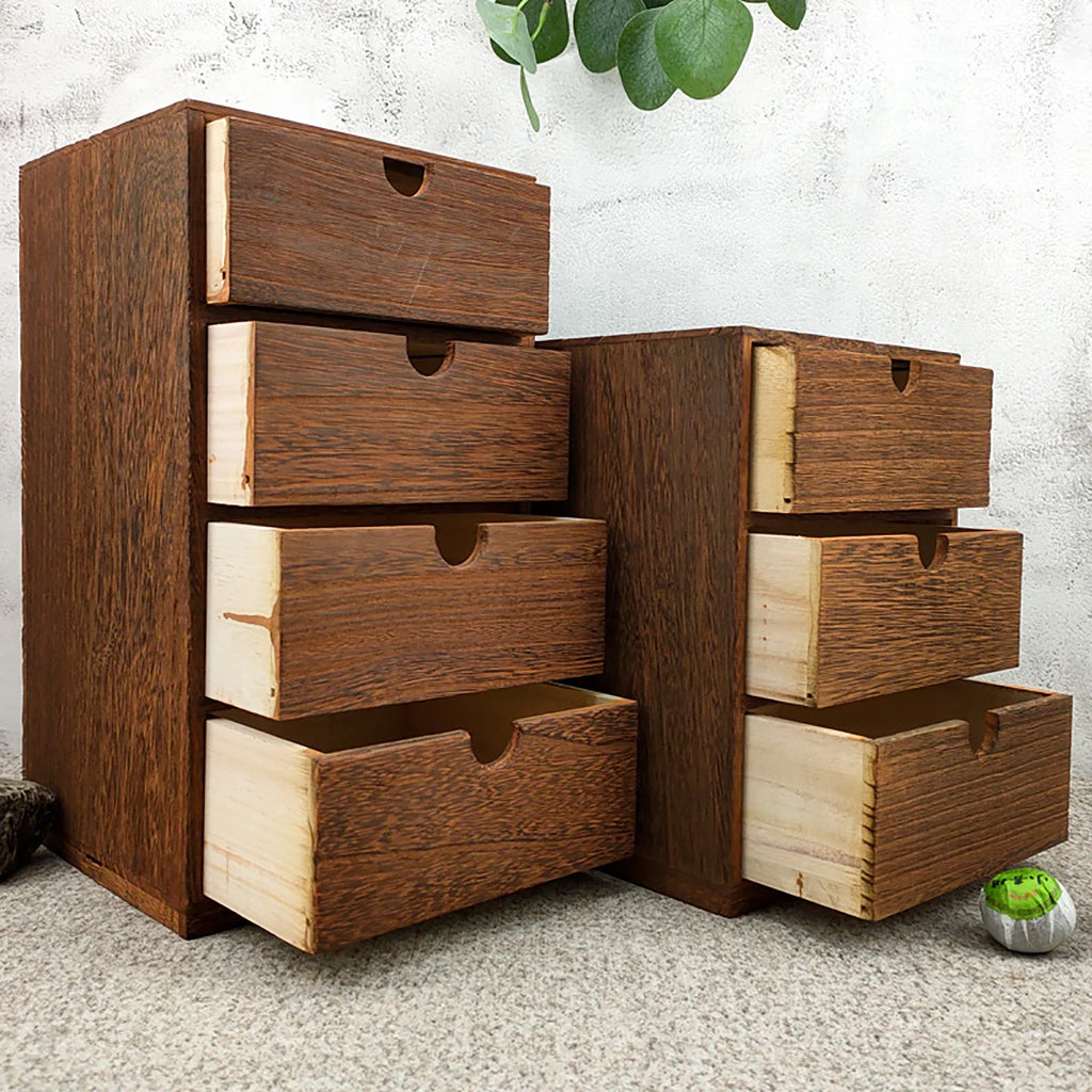 Deskula Cabinet Mini Wood Drawer Chest — Deskula Modern Desks & Workspace Accessories — view 3
